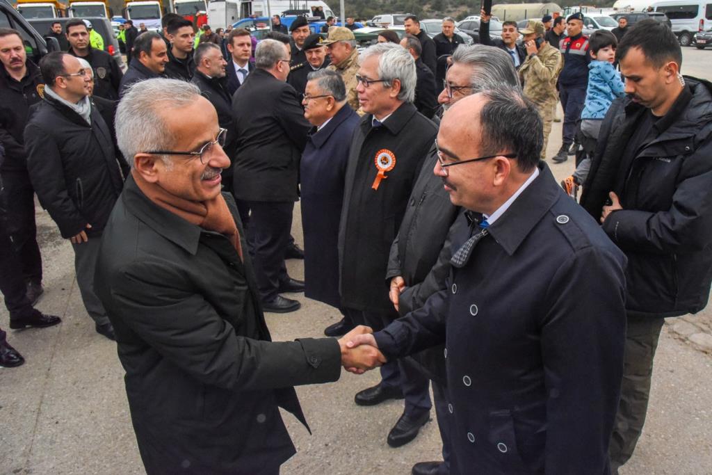 Ulaştırma ve Altyapı Bakanımızı Karşıladık